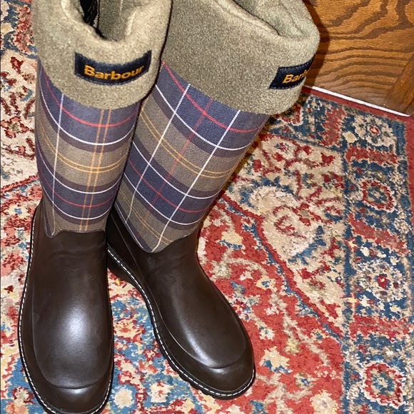 Barbour Tartan Wellington Boot 